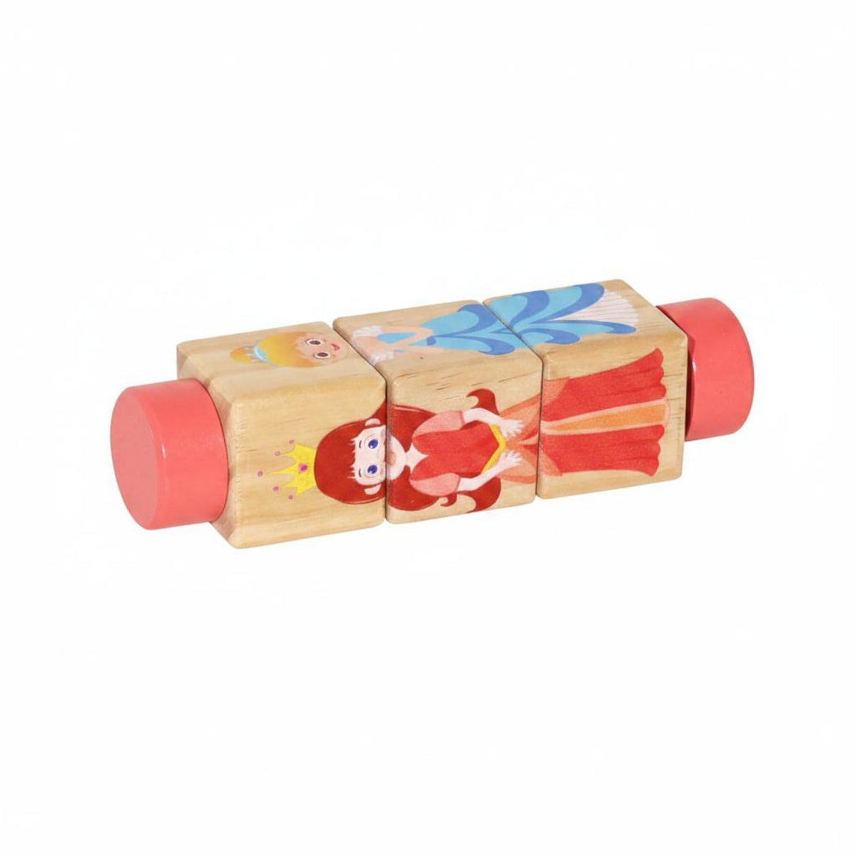 Urjix Grasp Training Rotating Picture Blocks Educational Early Learning Blocks HandEye Coordination Montessori Block Toy Fine M