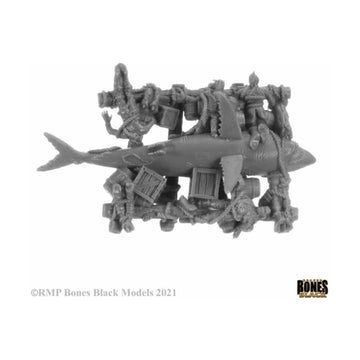 Raft of The Damned Miniature 25mm Heroic Scale Figure Bones Black Reaper Miniatures