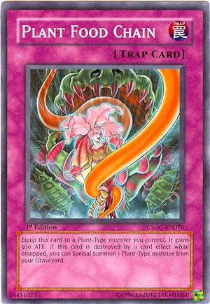 Yu-Gi-Oh! - Plant Food Chain (Csoc-En076) - Crossroads Of Chaos - 1St Edition - Common