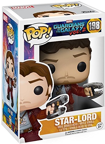 Funko Pop! Marvel: Guardians Of The Galaxy Vol. 2 - Star Lord Vinyl Figure (Bundled With Pop Box Protector Case)