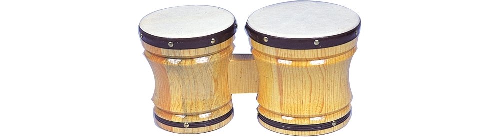 Rhythm Band Bongos Deluxe 6 1/2 In.H X7 In. And 8 In. Dia.