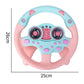 Yohencin Baby Steering Wheel Toy, Kids Steering Wheel For Car Backseat A Variety Of Car Sound Effects To Develop Baby'S Auditory