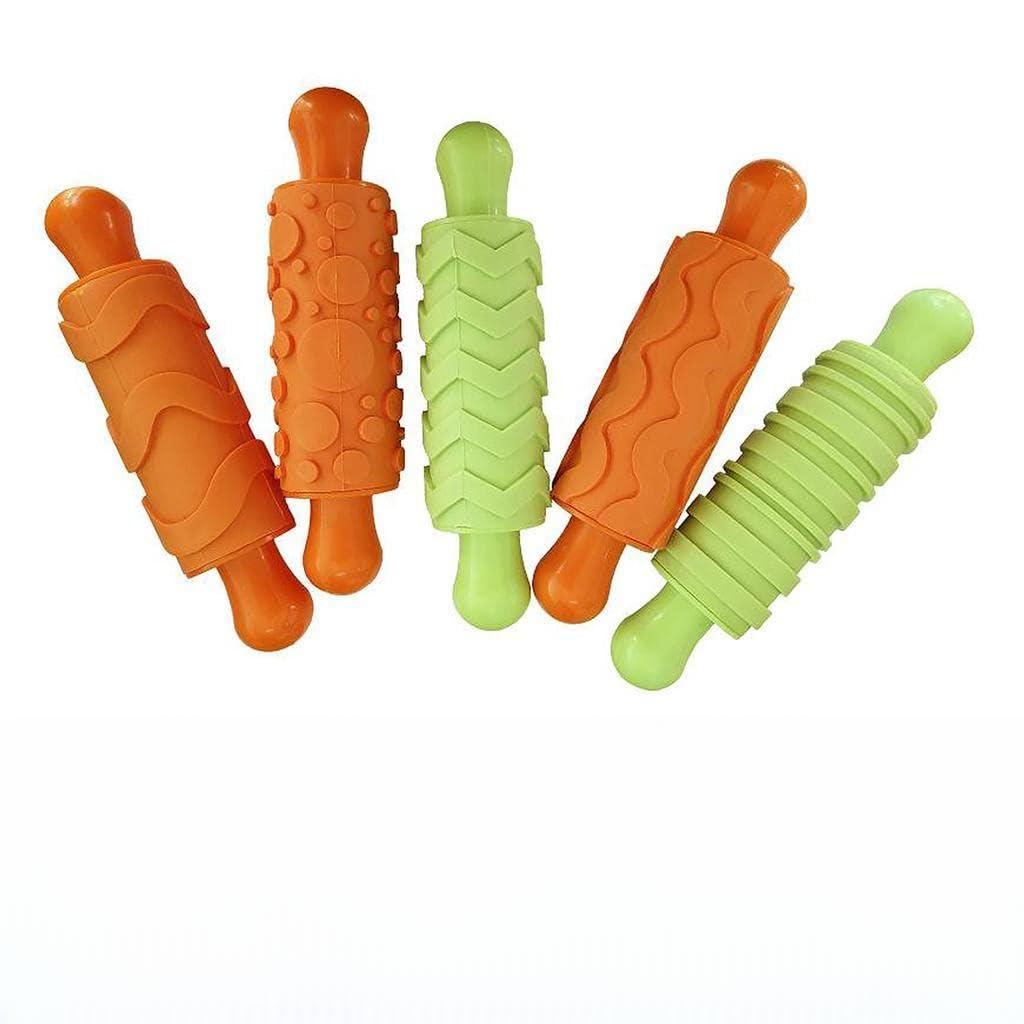 Enakshi 5Pcs Dough Baking Roller Crafts Polyines Tool Rolling Tools For Children|Crafts | Sculpting, Molding & Ceramics | Modeli