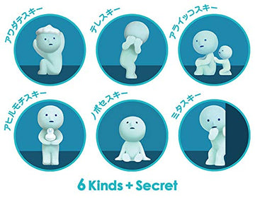 Dreams Smiski Glow In The Dark Figure, Bath Series, Random Style, 1 Pack