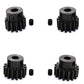 Hardened Steel Upgrade Pinion Gear Set: 13T 14T 15T 16T Fit 5Mm Rc Motor Shaft (Work With Steel Spur Gears) For Rc Vehicles, Set