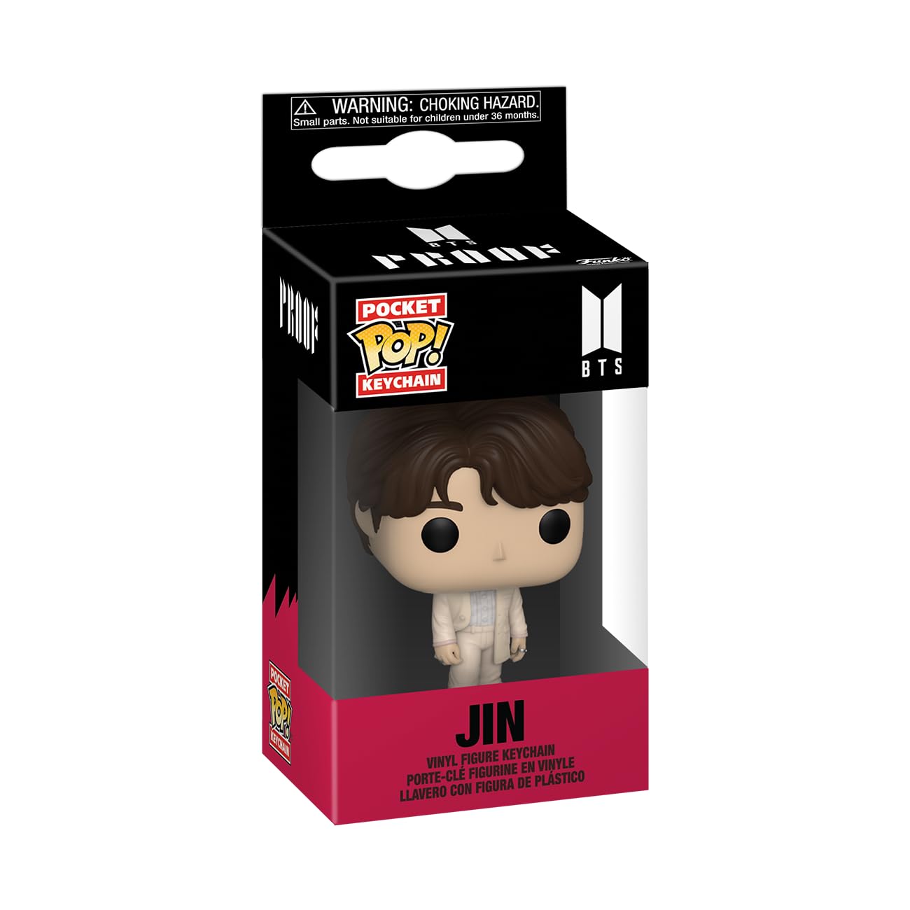 Funko Pop! Keychain: Bts - Jin Novelty Keyring - Collectable Mini Figure - Stocking Filler - Gift Idea - Official Merchandise -