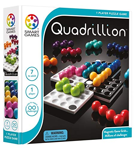 SmartGames Quadrillion Multi-Grid Magnetic Puzzle Game with Millions of Challenges for Ages 7 - mature-themed