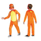 Pokemon Charmander Kids Costume, Children'S Classic Character Outfit, Child Size Large (10-12) Orange
