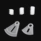 200Pcs 0.5 Mold Plastic Motor Gears Small Set Plastic Crown Gear Single Double Reduction Gear Worm Gear Electric Motor
