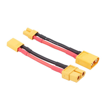 OliRC 4pcs XT30 XT-30 to XT60 XT-60 Male Female RC Connector Adapter with 16awg 5cm(C84-4)