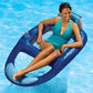 Kelsyus Spring Float Pool Lounger Chair, Light Blue