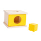 MerishoppWooden Object Permanence Box Early Learning Set For Children Boys Girls Kids Yellow|Baby | Toys For Baby | Developmenta