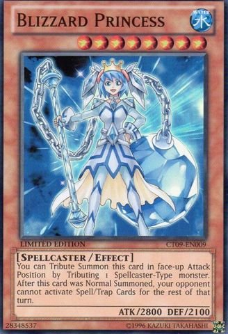 Yu-Gi-Oh! - Blizzard Princess (Ct09-En009) - 2012 Collectors Tins - Limited Edition - Super Rare