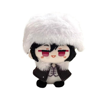 Kila Mila Anime Plush Doll Dazai Osamu Nakahara Chuuya Edogawa Rampo Mini Pendant Keychain Cute Toy Kids Gift(Dostoyevsky Fyodor )