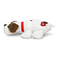 POUND PUPPIES Newborns Plush - White with Dark Brown Spots (Fuzzy Ears)
