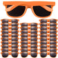 Fepito 30 Pieces Party Sunglasses Bulk For Birthday Party Supplies Treat Bag Fillers For Beach Pool Party Toys, Orange