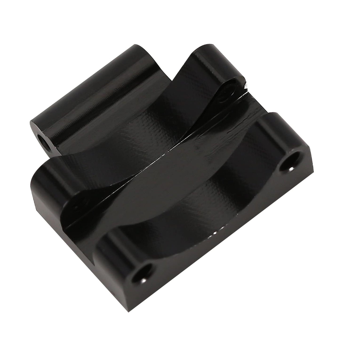 INJORA Rear Axle Truss Upper Link Mount CNC Aluminum Accessories for Axial SCX24 C10 JLU Gladiator Bronco Upgrade Part (Black)