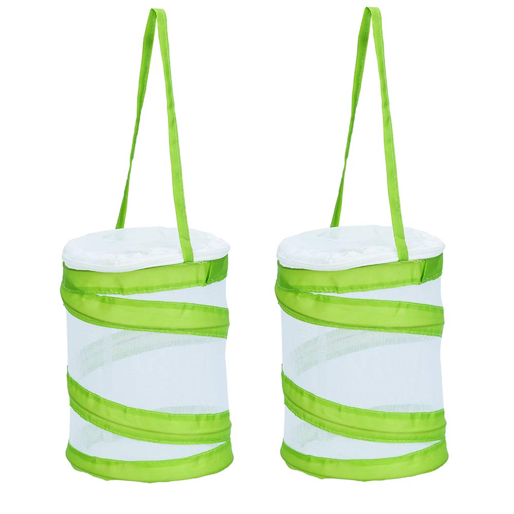Restcloud 2-Pack Mini Butterfly Habitat, Insect Mesh Cage, Bug Terrarium Pop Up 5.5' X 7' Tall (Pack Of 2)