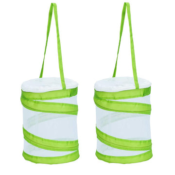 Restcloud 2-Pack Mini Butterfly Habitat, Insect Mesh Cage, Bug Terrarium Pop Up 5.5' X 7' Tall (Pack Of 2)