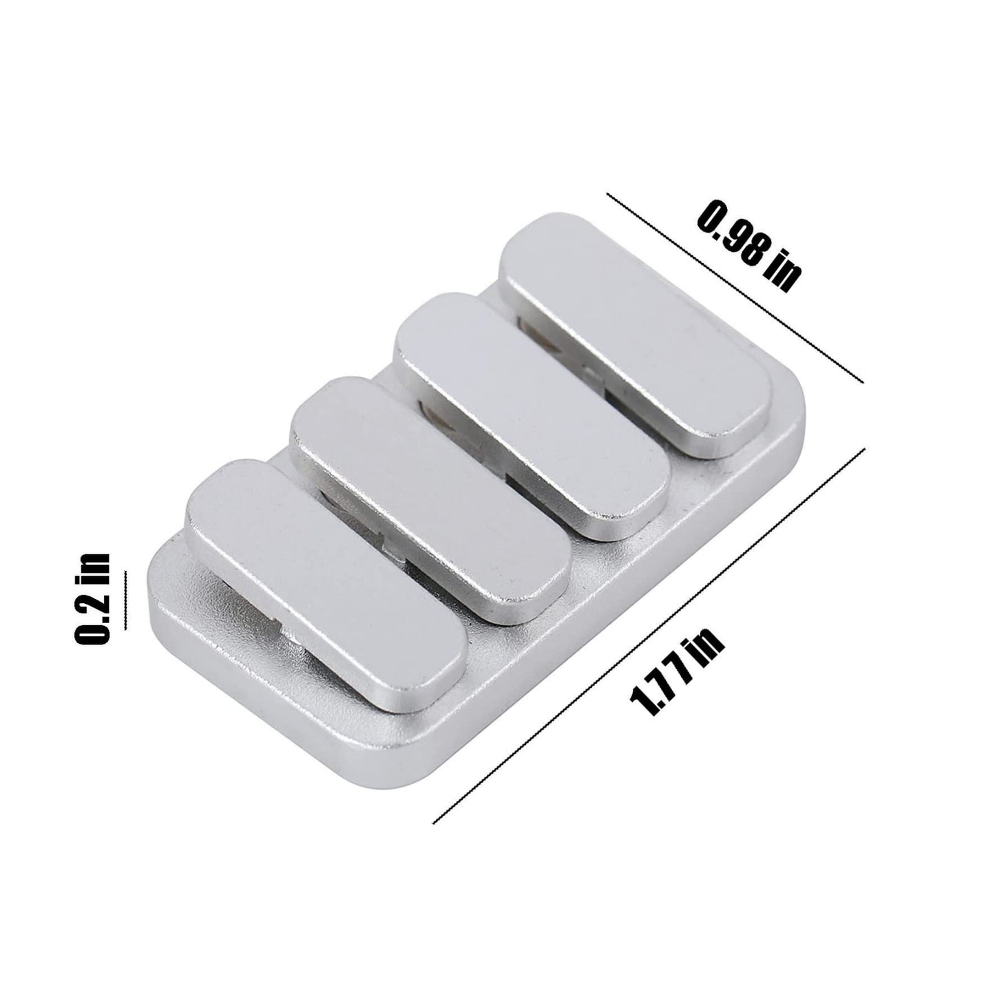 Metal Fidget Slider Edc Fidget Clicker Haptic Slider Fidget Toys Adults