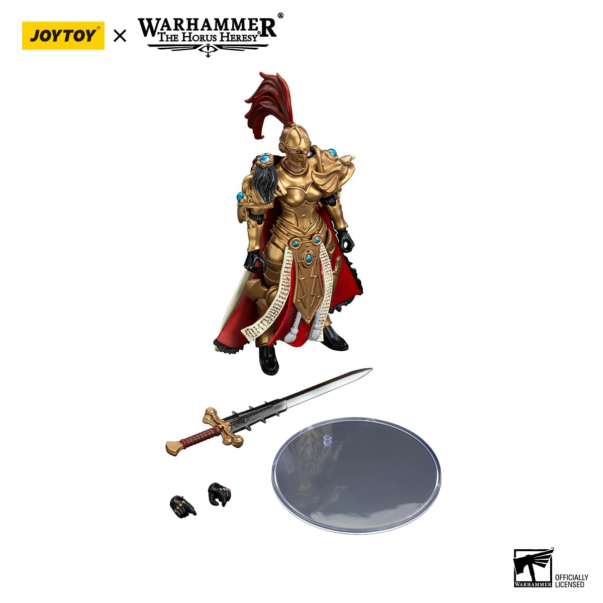 JOYTOY Warhammer Horus Heresy Sisters of Silence White Falcons Vigilator Cadre Vigilator Mistress 1:18 Scale 4.17in Action Figur