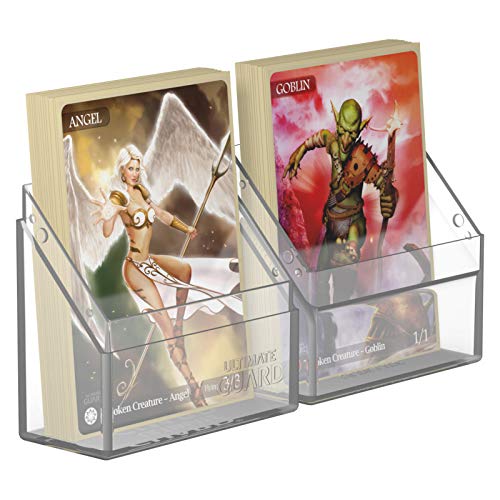 Ultimate Guard Boulder 40+, Deck Case For 40 Double-Sleeved Tcg Cards, Clear, Secure & Durable Storage For Trading Card Games, Soft-Touch Finish