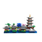 Kadablk Mini Bricks Architecture Set - Suzhou Garden & West Lake, 950 PCS, Plastic, Asian Style, for Adults & Teens, Mini West Lake Color