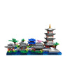 Kadablk Mini Bricks Architecture Set - Suzhou Garden & West Lake, 950 PCS, Plastic, Asian Style, for Adults & Teens, Mini West Lake Color