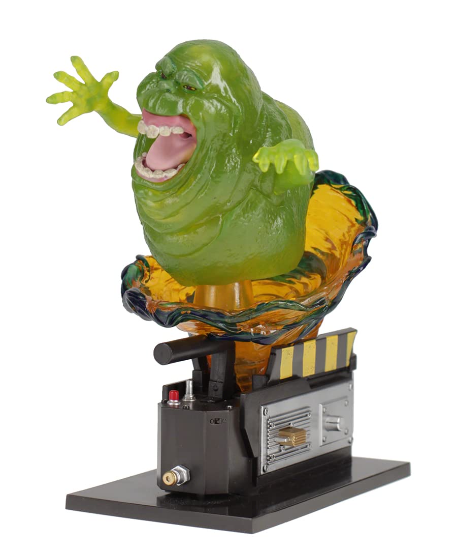 Royal Bobbles Ghostbusters Classic Slimer Bobblescape™ In Ghost Trap Vortex – 6.2 Inches Tall – Collectible Bobblehead Statue