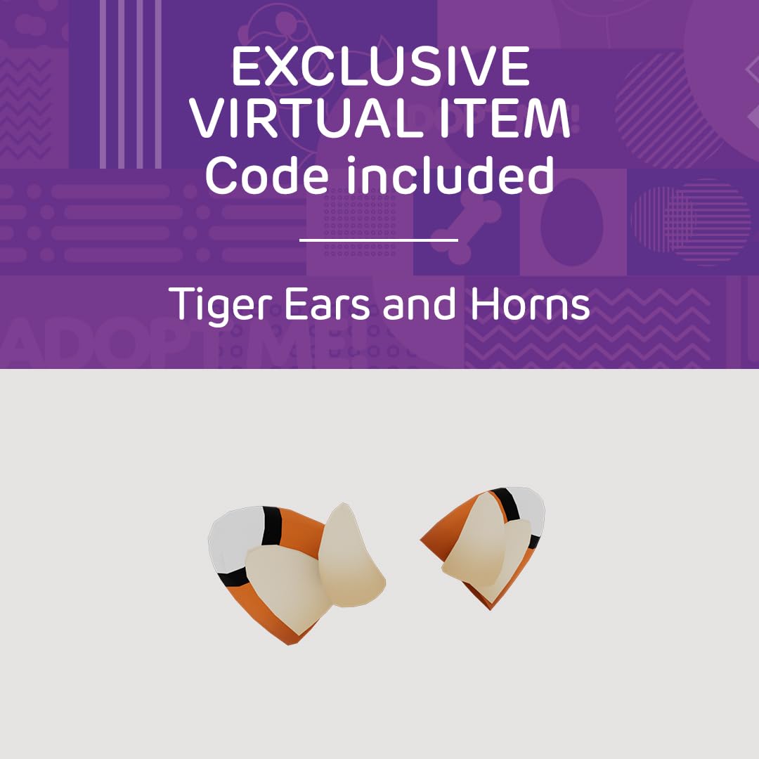 Squishmallows Original 8-Inch Winged Tiger Plush - Ultrasoft Polyester with Virtual Item Code - Model SQAM00029