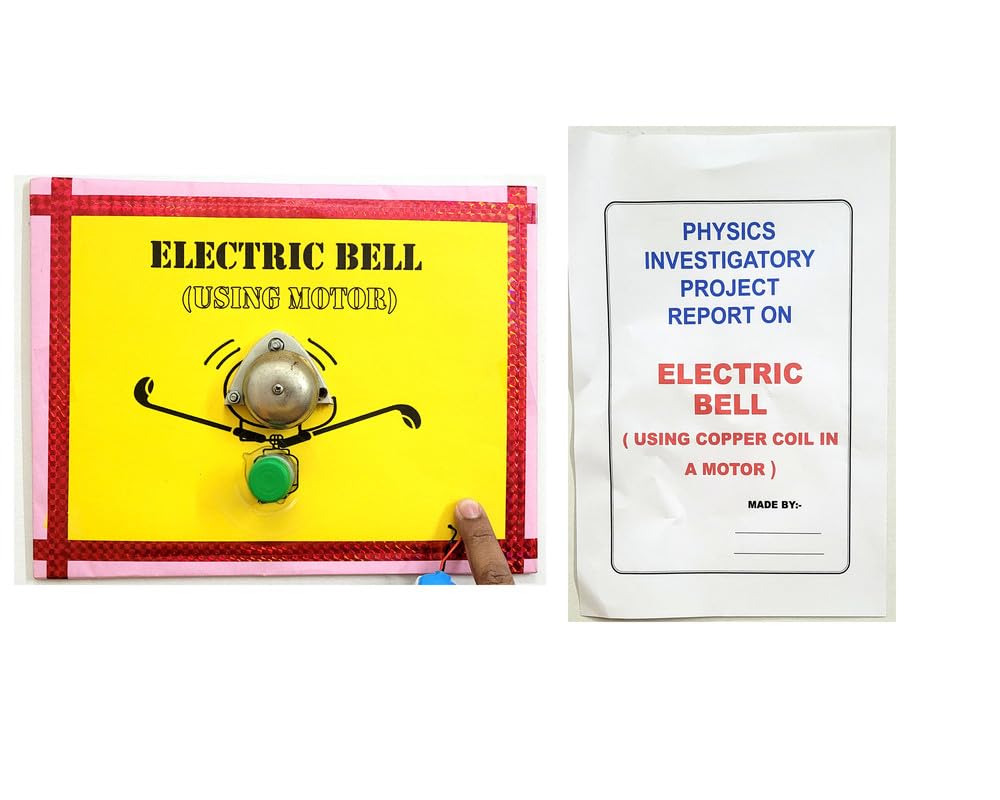 Low Cost Motorized Electric Bell Project Model Value For Money Educational Electronic Hobby Kit