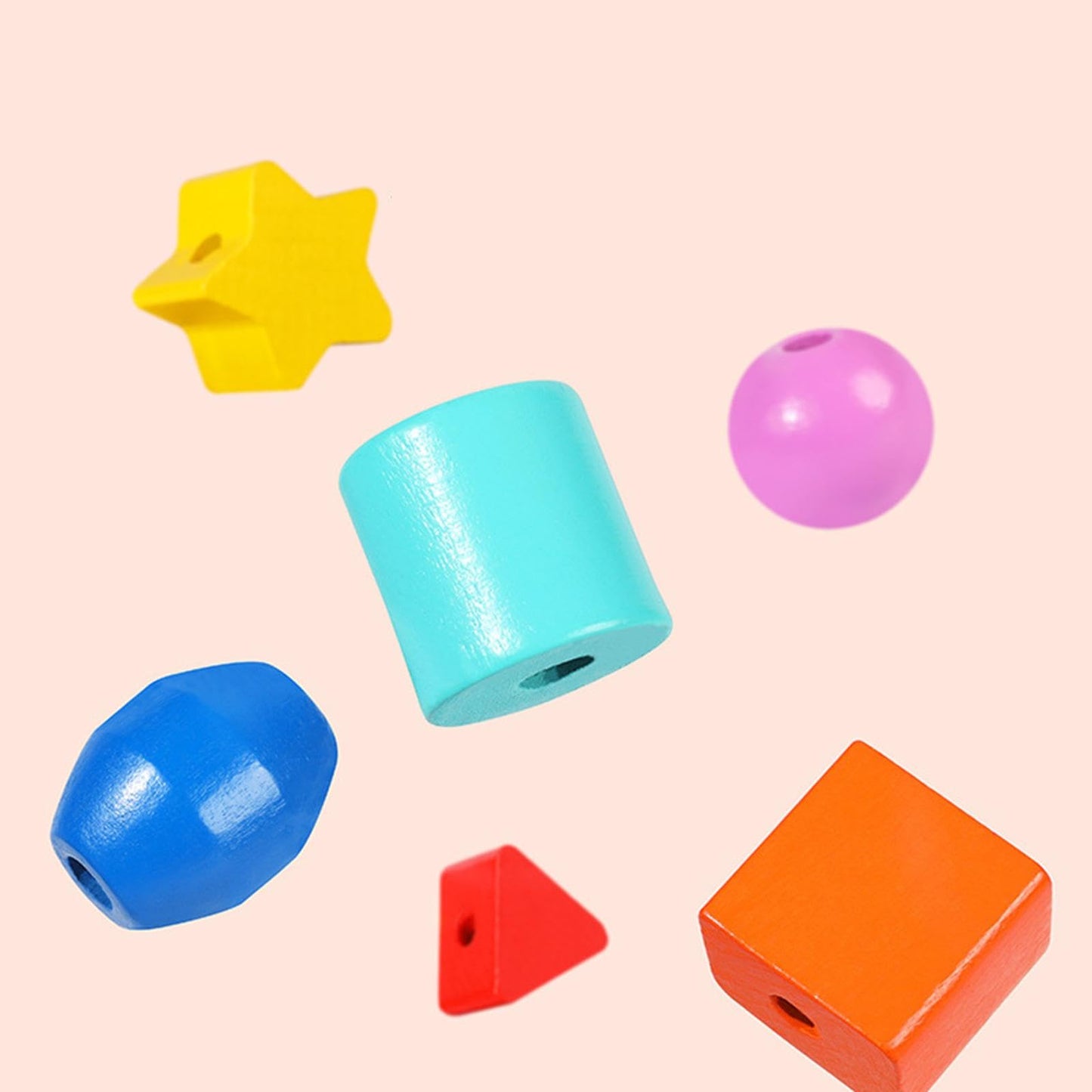 Atorse Fine Motor Skills Toys Stringing For Shape Recognition Gift Indoor|Toys & Hobbies | Preschool Toys & Pretend Play | Woode