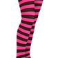 Rubies Costume Co Child Pink/Black Striped Tights Costume, Small