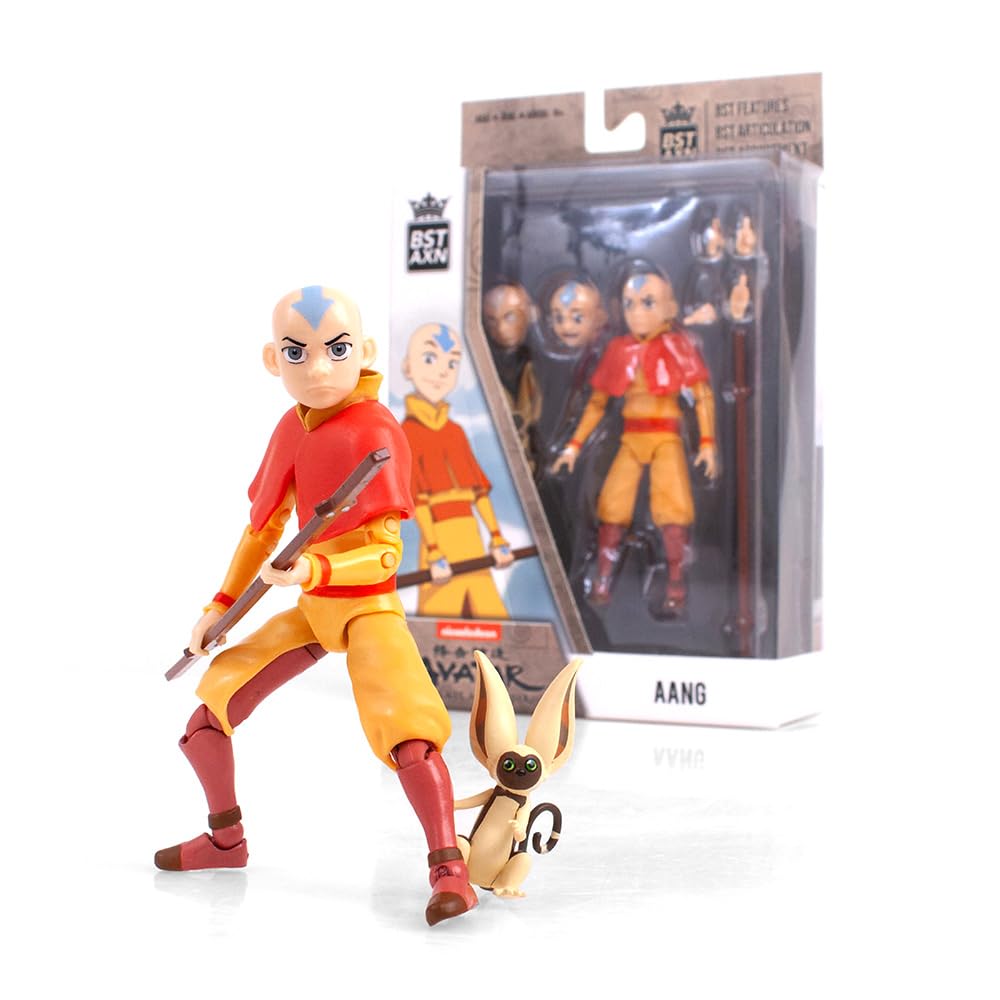 The Loyal Subjects Avatar Aang 5" Action Figure - Multicolored Plastic, Model BAAVAAANWB01