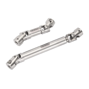 INJORA 19g Stainless Steel Center Drive Shaft D-Shaped Hole for Axial SCX24 Deadbolt GX470 Upgrade 1/24 RC Crawler