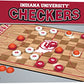 Masterpieces Family Game - Ncaa Indiana Hoosiers Checkers - Officially Licensed Board Game For Kids & Adults