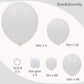 White Balloons In Different Sizes 5 10 12 18Inch-134Pcs Matte White Balloons For Garland Arch