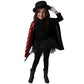 Storybook Wishes Reversible Red & Black Stripe 24'' Cape
