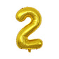 Party Decorz 2 Number Golden Foil Balloon/Two Number Golden Big Size Foil Balloon (32 Inch,1pcs) For Birthday,Anniversary, Surpr