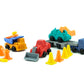 Iwako New Trailer Construction Machine Trucks Japanese Erasers Blister Set