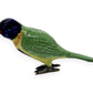 Witnystore Tiny 2?'' Long Rainbow Lorikeet Parrot Bird Figurine - Miniature Hand Made Painted Ceramic Birds Aves Colorful Porcel