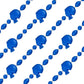 Football Helmet Bead Necklaces Non Metallic Blue Pack Of 12