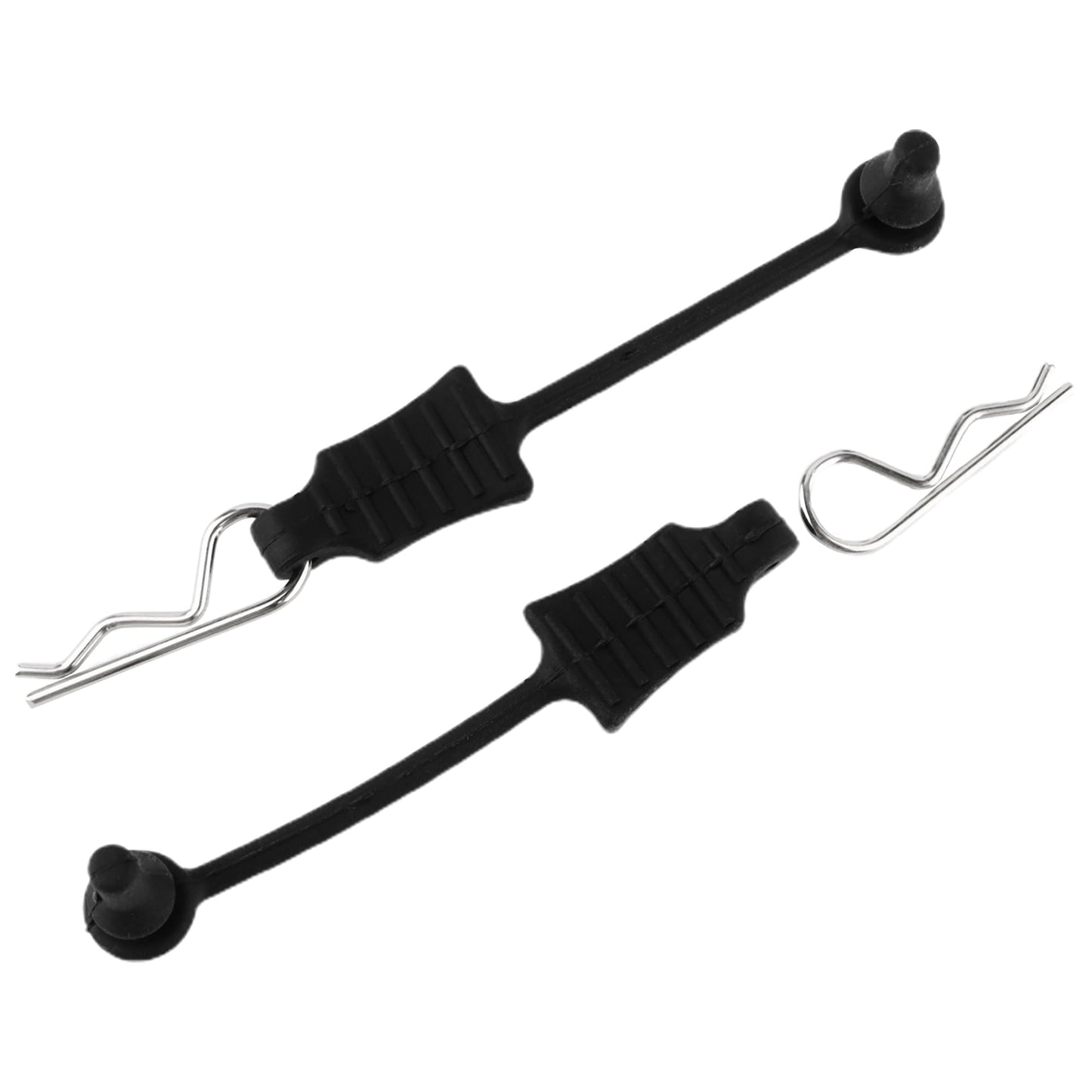 GDOOL 30 Pieces 1.0mm RC Cars Body Clips with Pull Tabs for Universal 1/14 1/16 1/18 SCX24 Remote Control Trucks & 1 PCS Hole Pu
