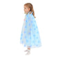 Hsctek Light Up Princess Cape, Blue Princess Dress Up Tulle Cape, Coloful Princess Outfit Costume Accessories Kids Toddlers Girls