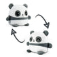 Teeturtle - Plushmates - Magnetic Reversible Plushies That Hold Hands When Happy - Panda - Huggable And Soft Sensory Fidget Toy