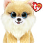Ty Beanie Boo Honeycomb The Tan Dog - 6 Inch, White