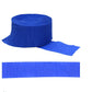 DENNECREPE Blue Crepe Paper Streamers 2 Rolls 145 ft Total - Made in USA