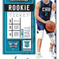 Panini 2020-2021 Contenders Basketball Blaster Box - 40 Trading Cards, Optichrome Material, Standard Size