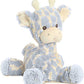 Ebba Loppy Giraffe Plush Stuffed Animal With Rattle For Baby (Blue)