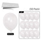 Partywoo Clear Balloons, 50 Pcs 12 Inch Transparent Balloons, Clear Balloons For Balloon Garland Or Balloon Arch As Birthday Party Decorations, Wedding Decorations, Baby Shower Decorations, Clear-Y2